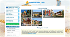 Desktop Screenshot of nadmorze.com