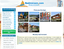 Tablet Screenshot of nadmorze.com